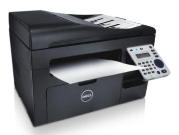 Dell B1165nfw netzwerkfähiger s/w Multifunktions-Laserdrucker mit WLAN (Scanner, Kopierer, Drucker & Fax) - 