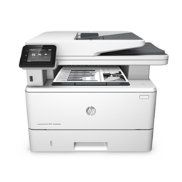 HP LaserJet Pro M426fdw Laserdrucker Multifunktionsgerät (Drucker, Scanner, Kopierer, Fax, WLAN, LAN, Duplex, HP ePrint, Airprint, NFC, USB, 4800 x 600 dpi) weiß -