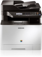 Samsung CLX-4195FN/TEG Farblaser-Multifunktionsgerät (Drucken, Scannen, Kopieren, Faxen, 9.600 x 600 dpi, 256 MB Speicher, 533 MHz Prozessor) -
