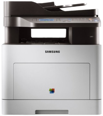 Samsung CLX-6260FD/SEE Farblaser-Multifunktionsgerät (Drucken, Scannen, Kopieren, Faxen, 9.600 x 600 dpi, 512 MB Speicher, 533 MHz Prozessor) -