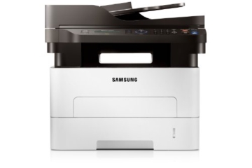 Samsung Xpress M2875FD/XEC Monolaser-Multifunktionsgerät (Drucken, Scannen, Kopieren, Faxen, 4.800 x 600 dpi, 128 MB Speicher, 600 MHZ Prozessor) - 